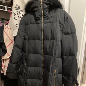 Calvin Klein Mid-Thigh Puffer Coat